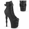 Pleaser RAPTURE-1032 - Blk Faux Leather/Blk Matte Exotic Dancing