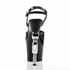 Pleaser Exotic Dancing REVOLVER-709 - Blk/Blk