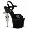 Pleaser Exotic Dancing REVOLVER-709 - Blk/Blk