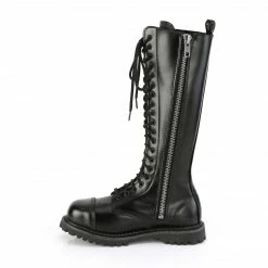 Demonia RIOT-20 - Blk Leather