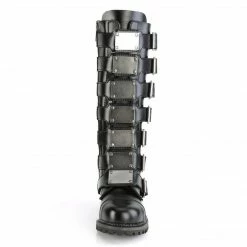 Demonia Punk & Goth RIOT-21MP - Blk Leather