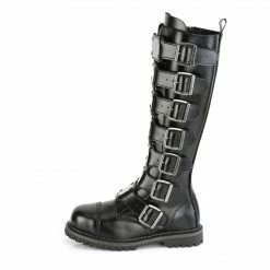 Demonia Punk & Goth RIOT-21MP - Blk Leather 9 Demonia Punk & Goth RIOT-21MP - Blk Leather