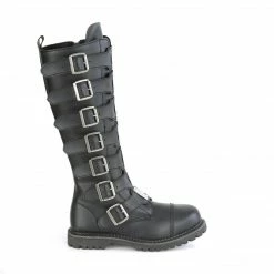 Demonia Punk & Goth RIOT-21MP - Blk Vegan Leather 11 Demonia Punk & Goth RIOT-21MP - Blk Vegan Leather