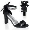 Pleaser Pink Label ROMANCE-372 - Blk Satin