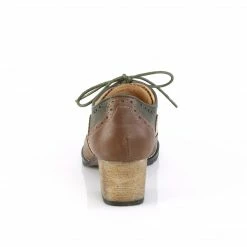 Pin Up Couture Vintage & Retro RUSSELL-34 - Brown-multi Faux Leather