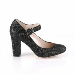 Fabulicious Party & Prom SABRINA-07 - Blk Glitter