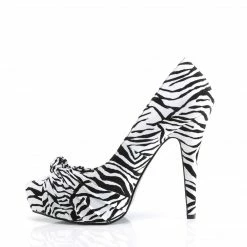 Pin Up Couture Vintage & Retro SAFARI-06 - Blk-Wht Zebra Print Velvet