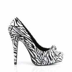Pin Up Couture Vintage & Retro SAFARI-06 - Blk-Wht Zebra Print Velvet