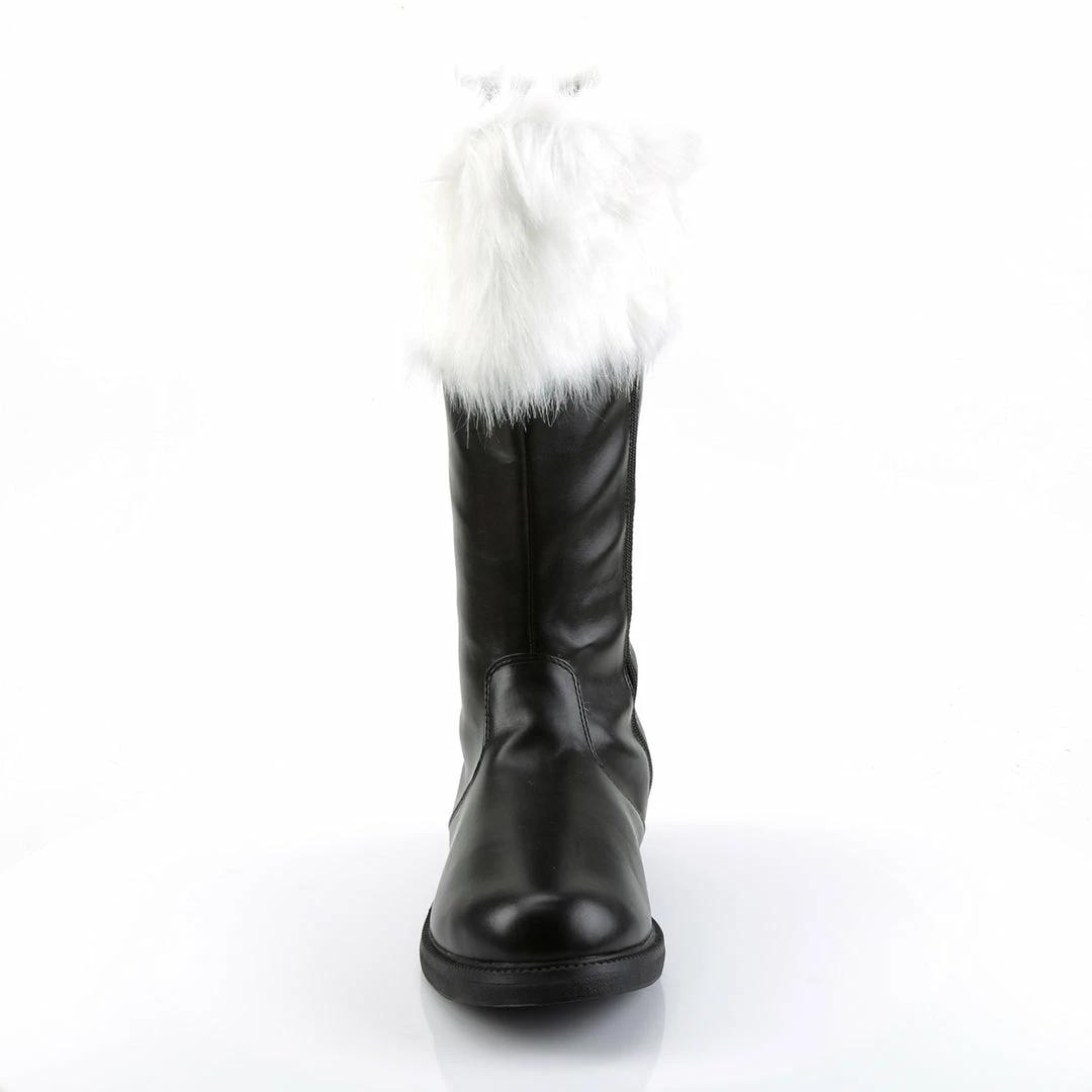 Funtasma Costume & Theme SANTA-100 - Blk Pu-Wht Faux Fur 4 Funtasma Costume & Theme SANTA-100 - Blk Pu-Wht Faux Fur