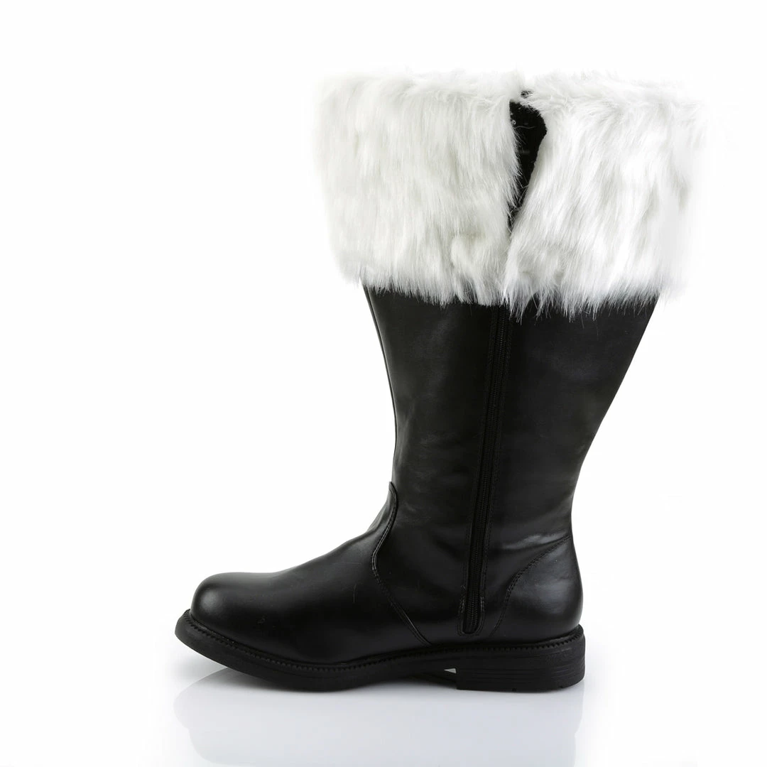 Funtasma Costume & Theme SANTA-106WC - Blk Pu-Wht Faux Fur 5 Funtasma Costume & Theme SANTA-106WC - Blk Pu-Wht Faux Fur