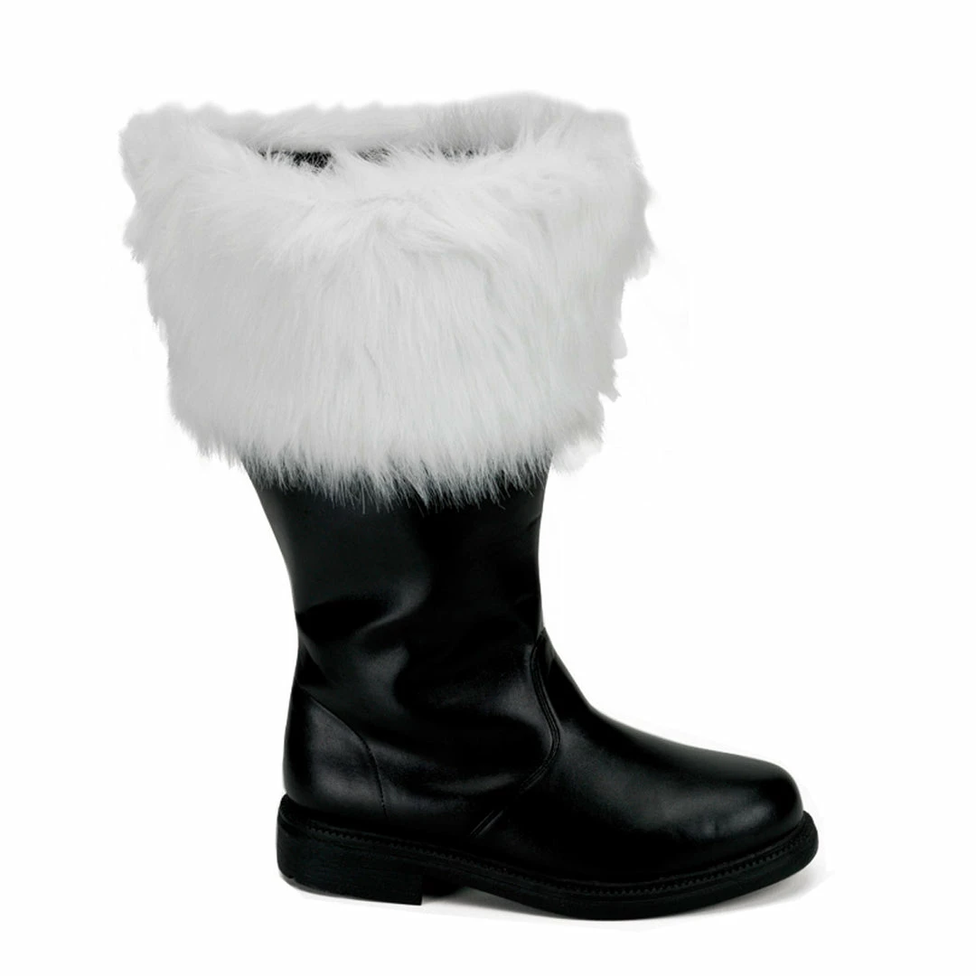 Funtasma Costume & Theme SANTA-106WC - Blk Pu-Wht Faux Fur 3 Funtasma Costume & Theme SANTA-106WC - Blk Pu-Wht Faux Fur