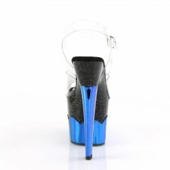 Pleaser Exotic Dancing SCALLOP-708-2HGM - Clr/Blk-Blue Hologram 10 Pleaser Exotic Dancing SCALLOP-708-2HGM - Clr/Blk-Blue Hologram