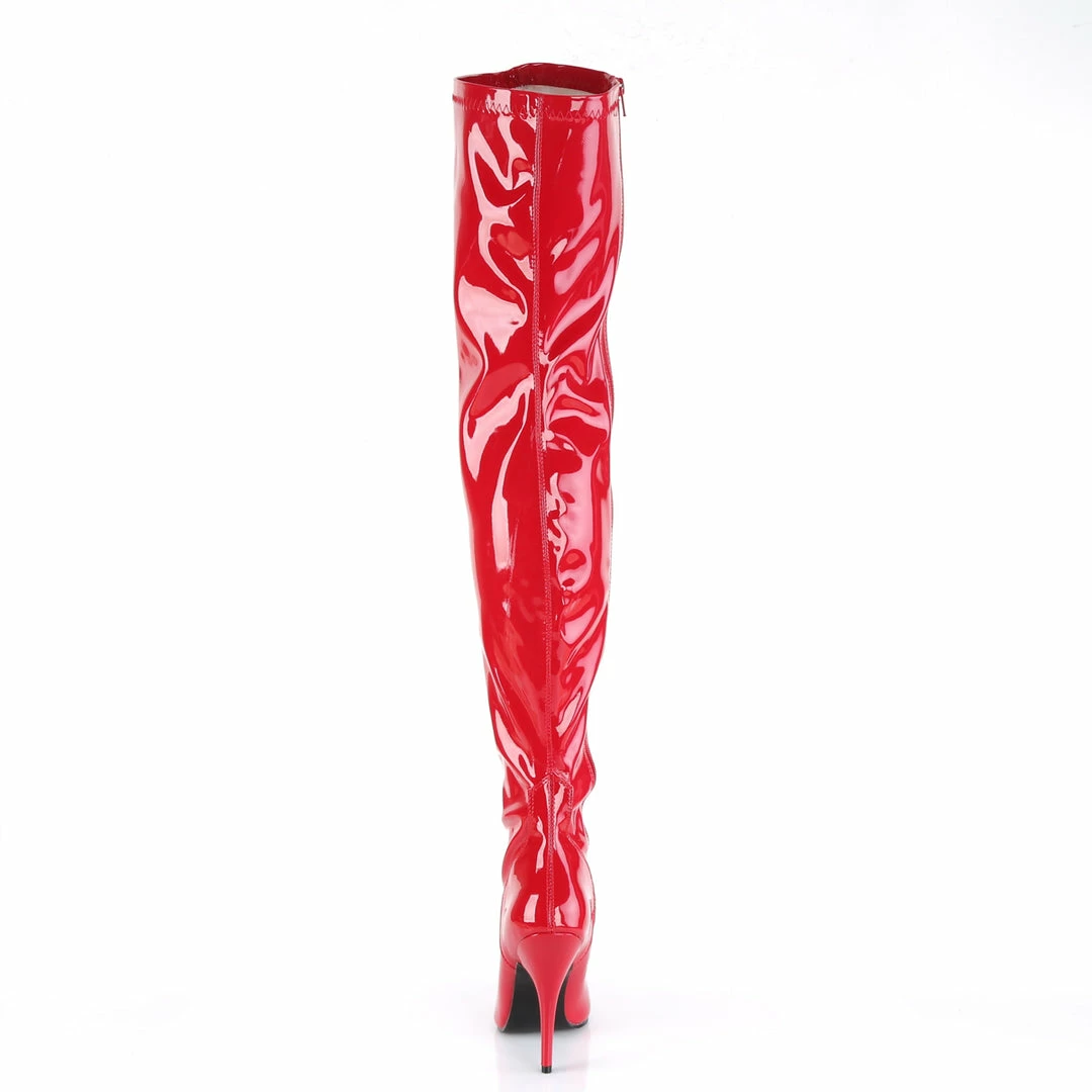 Pleaser SEDUCE-3000 - Red Str Pat 6 Pleaser SEDUCE-3000 - Red Str Pat