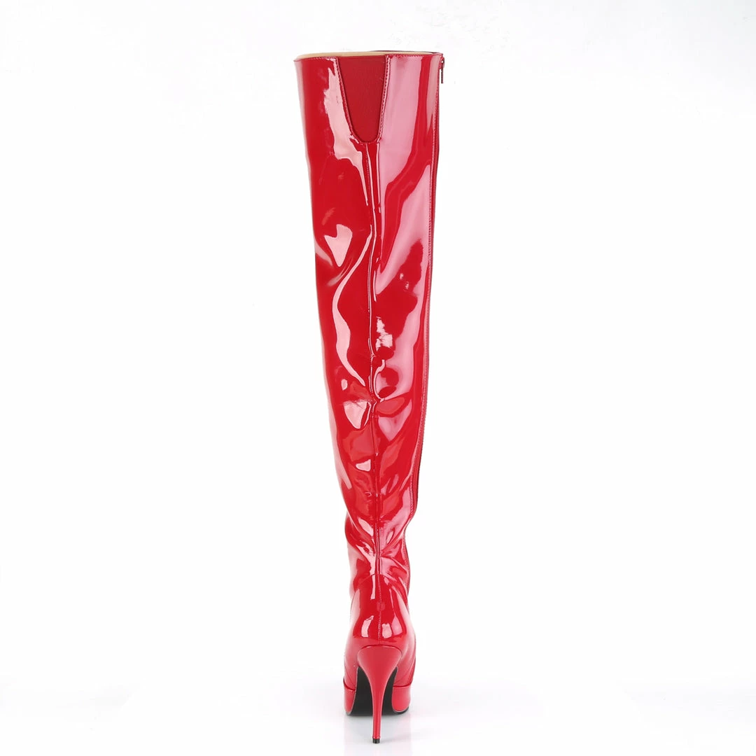 Pleaser SEDUCE-3010 - Red Pat 6 Pleaser SEDUCE-3010 - Red Pat