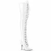 Pleaser SEDUCE-3024 - Wht Pat 1 Pleaser SEDUCE-3024 - Wht Pat