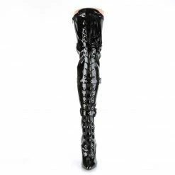 Pleaser SEDUCE-3028 - Blk Str Pat