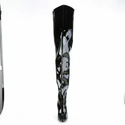 Pleaser SEDUCE-4010 - Blk Pat Drag Queen