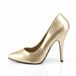 Pleaser SEDUCE-420 - Gold Faux Leather