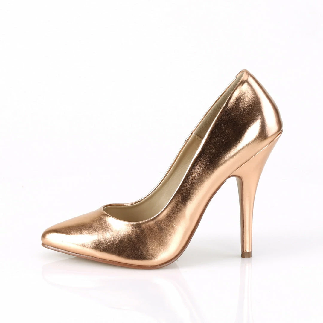 Pleaser SEDUCE-420 - Rose Gold Metallic Pu 5 Pleaser SEDUCE-420 - Rose Gold Metallic Pu