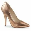 Pleaser SEDUCE-420 - Rose Gold Metallic Pu