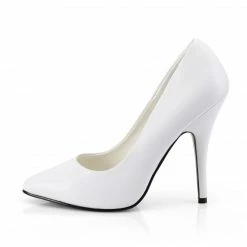 Pleaser SEDUCE-420 - Wht Faux Leather