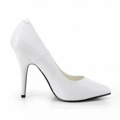 Pleaser SEDUCE-420 - Wht Faux Leather