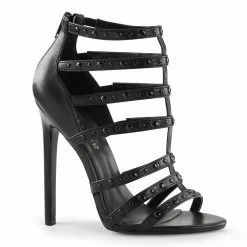 Pleaser SEXY-15 - Blk Faux Leather