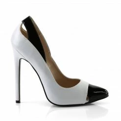 Pleaser SEXY-22 - Wht-Blk Pat