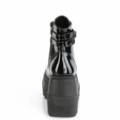 Demonia SHAKER-52 - Blk Patent Punk & Goth 10 Demonia SHAKER-52 - Blk Patent Punk & Goth