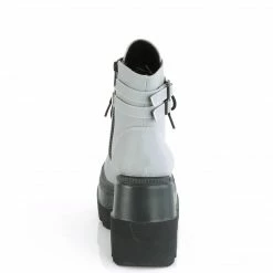 Demonia Punk & Goth SHAKER-52 - Grey Reflective