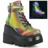 Demonia Punk & Goth SHAKER-52 - Rainbow Reflective