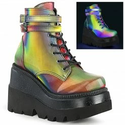 Demonia Punk & Goth SHAKER-52 - Rainbow Reflective