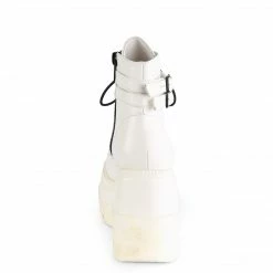Demonia SHAKER-52 - Wht Vegan Leather