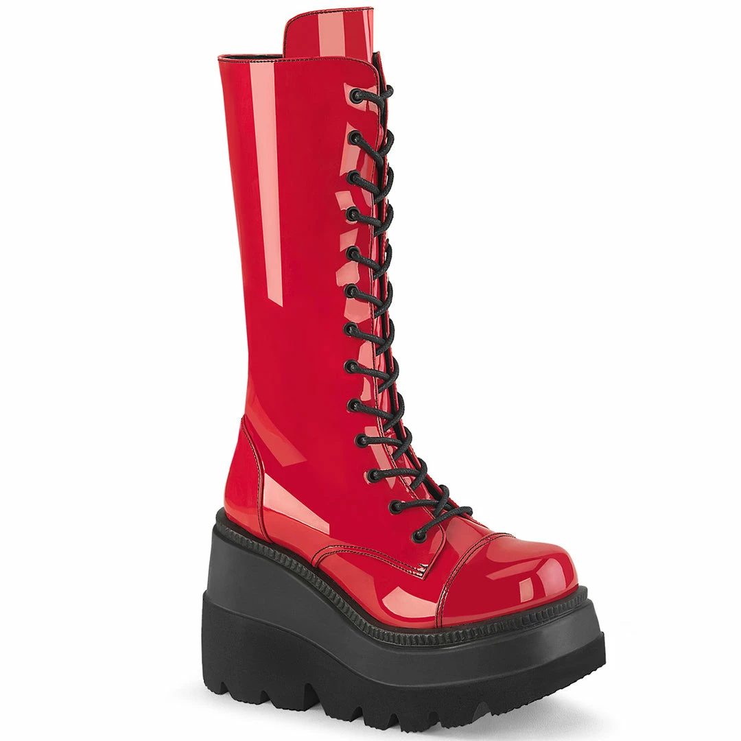 Demonia SHAKER-72 - Red Patent 3 Demonia SHAKER-72 - Red Patent