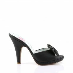 Pin Up Couture SIREN-03 - Blk Faux Leather 11 Pin Up Couture SIREN-03 - Blk Faux Leather