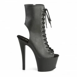 Pleaser Exotic Dancing SKY-1016 - Blk Faux Leather/Blk Matte 11 Pleaser Exotic Dancing SKY-1016 - Blk Faux Leather/Blk Matte