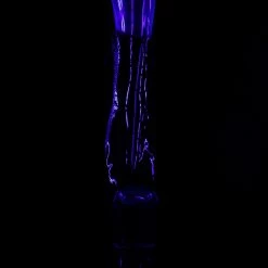 Pleaser SKY-1018TT - Blk Pat/Blk-Neon H. Pink