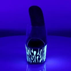 Pleaser Exotic Dancing SKY-301-5 - Clr/Blk-Neon Wht