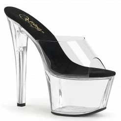 Pleaser SKY-301 - Clr-Blk/Clr