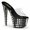 Pleaser Exotic Dancing SKY-301MR - Clr/Blk-Pewter