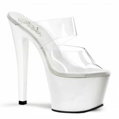 Pleaser Exotic Dancing SKY-302 - Clr/Wht