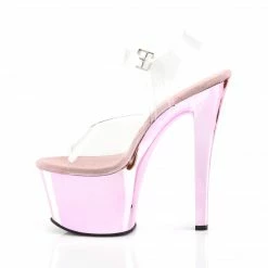 Pleaser SKY-308 - Clr/B. Pink Chrome Exotic Dancing 9 Pleaser SKY-308 - Clr/B. Pink Chrome Exotic Dancing