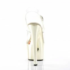 Pleaser SKY-308 - Clr/Gold Chrome