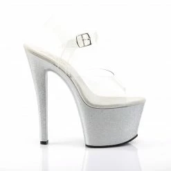 Pleaser SKY-308MG - Clr/Slv Exotic Dancing 11 Pleaser SKY-308MG - Clr/Slv Exotic Dancing