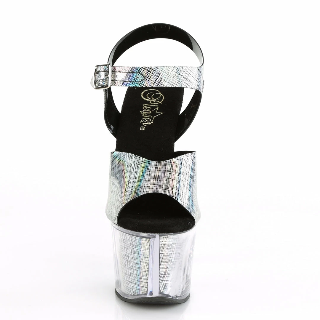 Pleaser SKY-308N-CRHM - Blk Hologram TPU/Blk Hologram 4 Pleaser SKY-308N-CRHM - Blk Hologram TPU/Blk Hologram