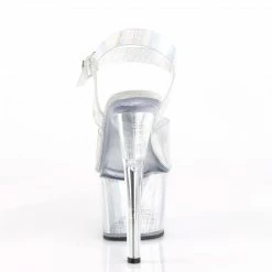 Pleaser SKY-308N-CRHM - Slv Hologram TPU/Slv Hologram Exotic Dancing