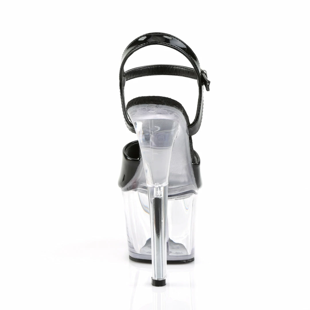 Pleaser SKY-309 - Blk Pat/Clr Exotic Dancing 6 Pleaser SKY-309 - Blk Pat/Clr Exotic Dancing