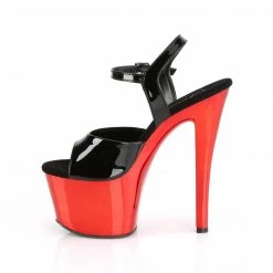 Pleaser SKY-309 - Blk Pat/Red Chrome 9 Pleaser SKY-309 - Blk Pat/Red Chrome