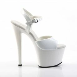 Pleaser SKY-309 - Wht Pat/Wht