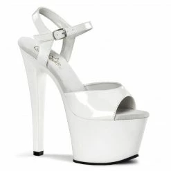 Pleaser SKY-309 - Wht Pat/Wht
